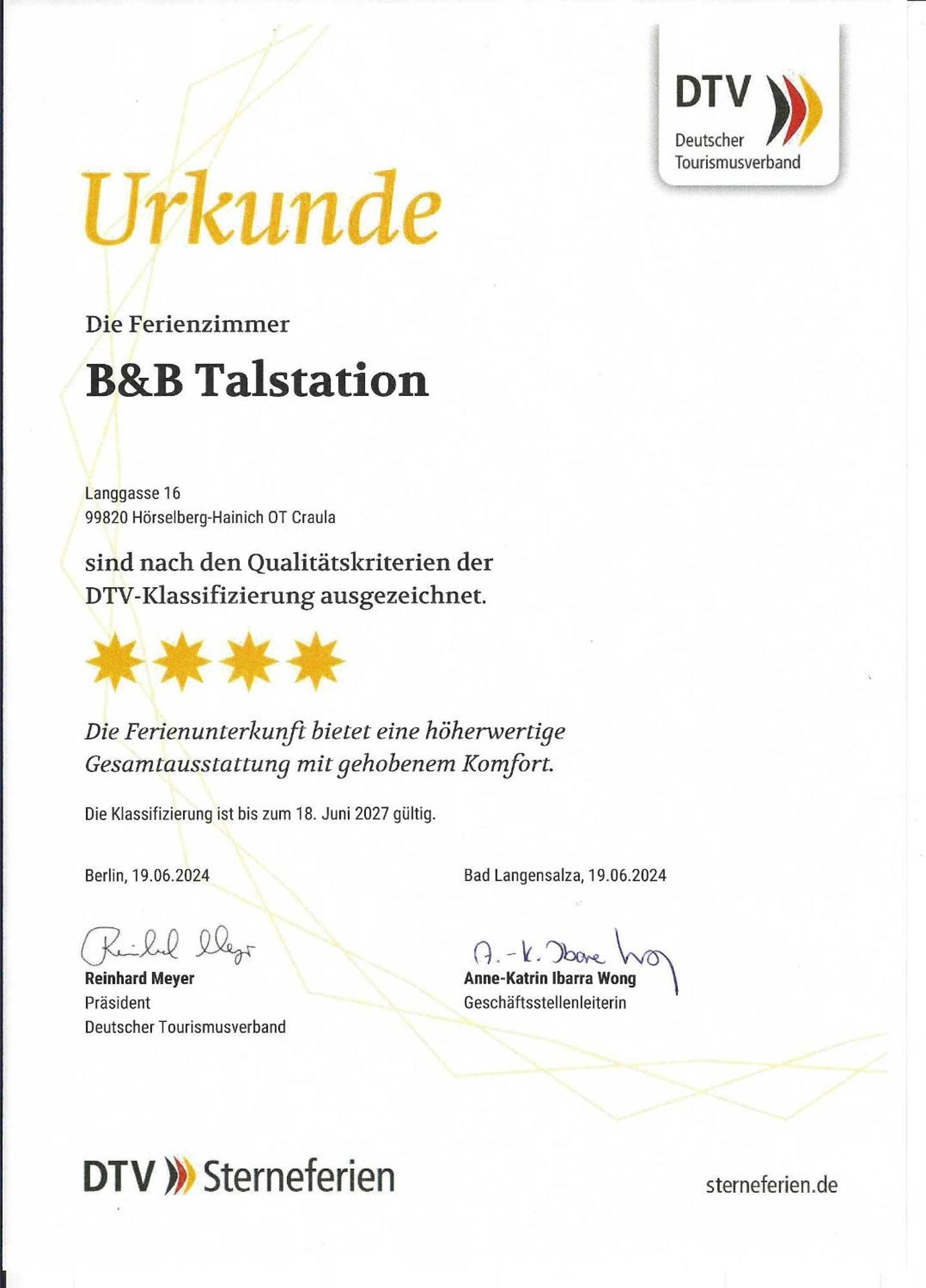 Horselberg-Hainich B&B Talstation מראה חיצוני תמונה
